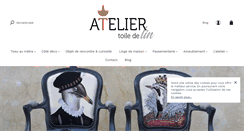 Desktop Screenshot of lateliertoiledelin.com